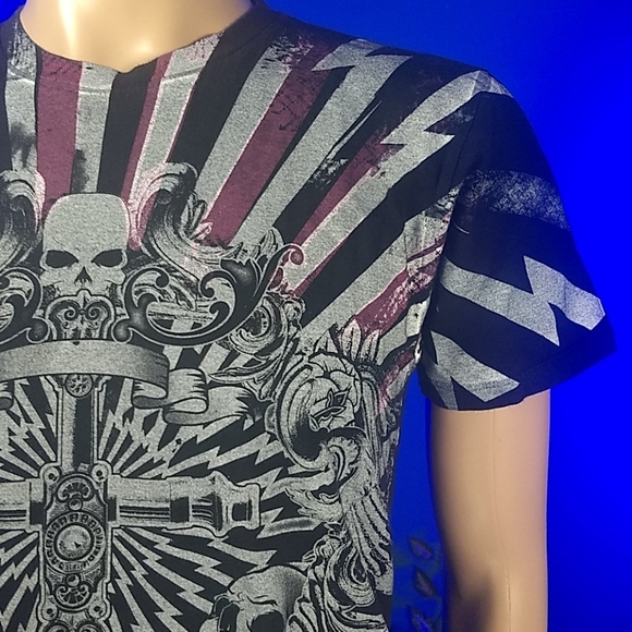 Chemistry Gothic Skulls and lightning size M - Picture 8 of 14